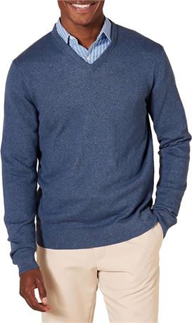 2XL - Essentials Men's Big and Tall V-Neck Sweater fit by DXL
