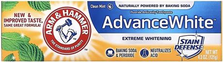 Arm Hammer Advance White Toothpaste Baking Soda and Peroxide Fresh Mint