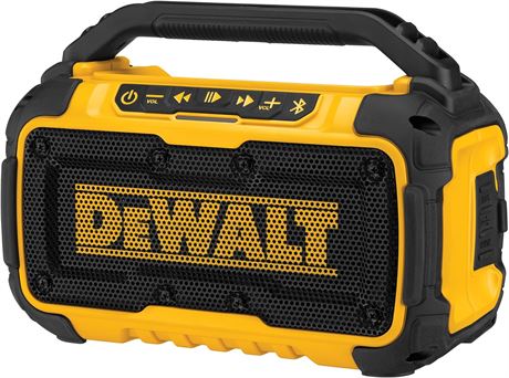 DEWALT 20V MAX* Bluetooth Speaker for Jobsite, Tool Only (DCR010)