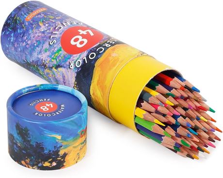 48 Watercolor Pencils by Cyper Top