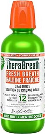 TheraBreath Fresh Breath Oral Rinse - Mild Mint, Fights Bad Breath