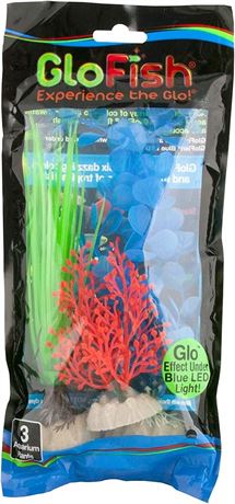 GloFish 29286 Multi-Pack Plants Medium