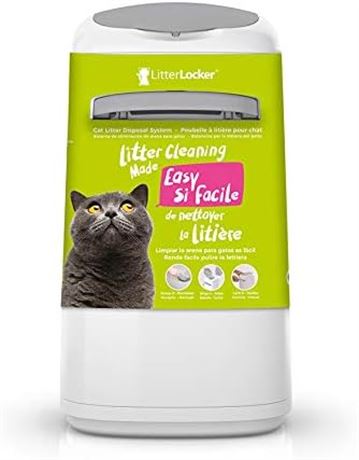 LitterLocker Cat Litter Disposal System Design White 1 Count (Pack of 1)