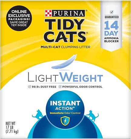 17 lb. BoxPurina Tidy Cats Light Weight, Low Dust