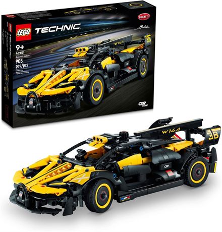 LEGO Technic Bugatti Bolide Racing Car Building Set - Model and Race Engineering