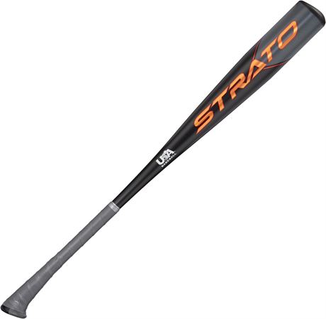 Axe Bat 2023 Strato (-10, 2-5/8") USA Baseball Bat, 1-Piece Alloy, (28" / 18 oz.