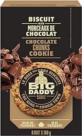 8 Cookies 800g Big Daddy Chocolate Chunks Cookies