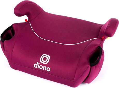 Diono Solana 2022, No Latch, Single Backless Booster Car Seat, Lightweight