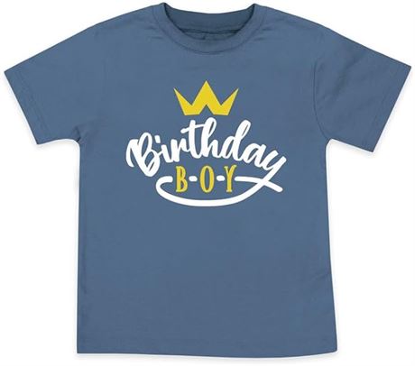 5T Wild and Happy Birthday Boy Tshirt T Shirt Tee Bday Party Shirt Toddler Boys