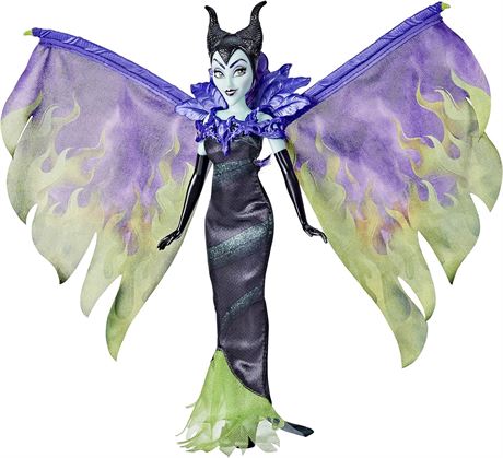 Hasbro Disney Villains Maleficent's Flames of Fury Fashion Doll, Accessories