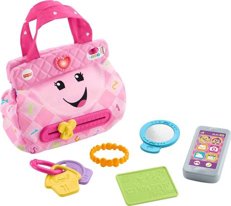 Fisher-Price Smart Purse Learning Toy with Lights Music and Smart Stages