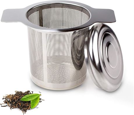 GOOOA Extra Fine 18/8 Stainless Steel Tea Infuser Mesh Strainer