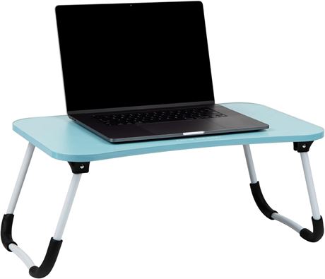 Mind Reader Lap Desk Laptop Stand, Bed Tray, Folding Legs, Couch Table, Portable