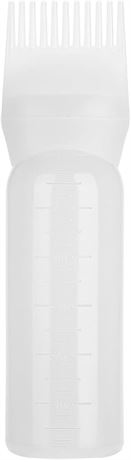 Hair Oil Applicator Bottle, 160ml Root Comb Applicator | White