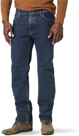 38x30 Wrangler Mens Regular Fit Comfort Flex Waist JeanJeans