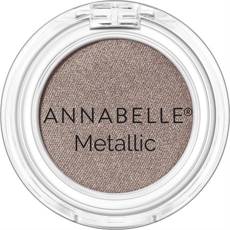 Annabelle Metallic Single Eyeshadow, Over The Taupe, Cruelty-Free, 1.5 g