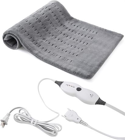 12"x24'' EVAJOY Electric Heating Pad Large Heating Pad for Back Pain