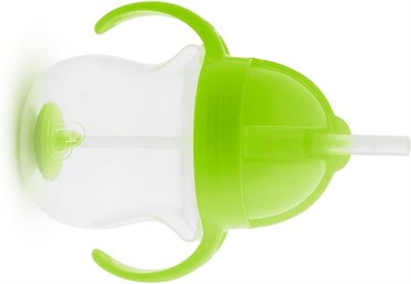 Munchkin 1 Pack 7oz Click Lock Weighted Flexi Straw Cup/Green