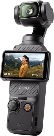 DJI Osmo Pocket 3, Vlogging Camera with 1'' CMOS & 4K/120fps Video, 3-Axis