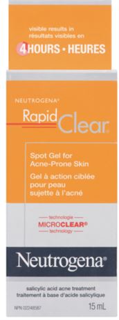 Neutrogena Rapid Clear Spot Gel for Acne Prone Skin 15 ml