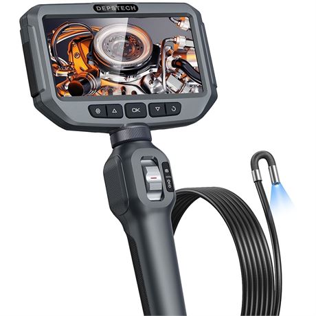 DEPSTECH Two-Way Articulating Borescope 0.23in Articulated Endoscope Camera