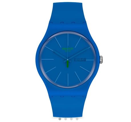 SWATCH Beltempo Blue Rubber Strap