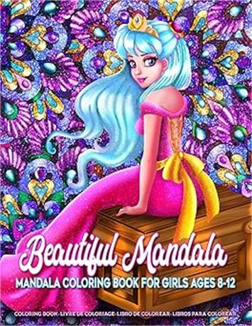 Beautiful Mandala | Mandala Coloring Book for Girls Ages 8-12: Art Activity Book