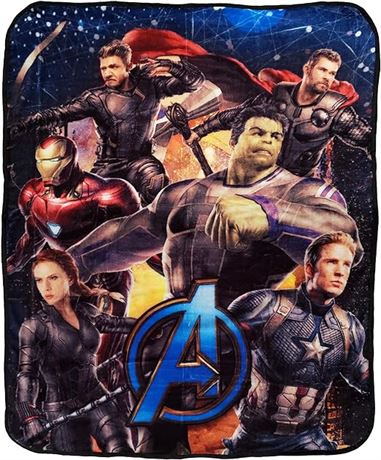 Northwest Silk Touch Throw Blanket Marvel's Avengers Endgame, Heroes Defense,