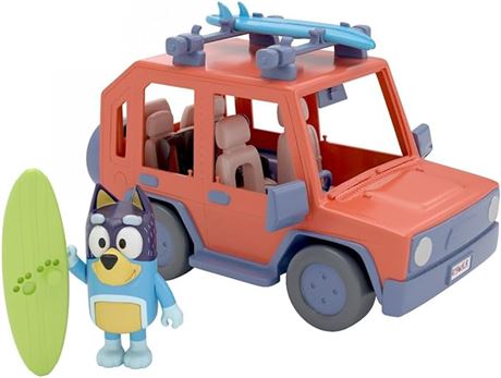 Bluey, 4WD Family Vehicle, 4 Figures and 1 Vehicle Family FunCustomizable Car