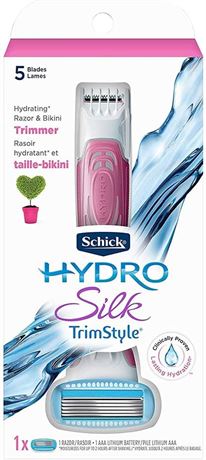 Schick Hydro Silk TrimStyle Hydrating Razor & Bikini Pubic Trimmer