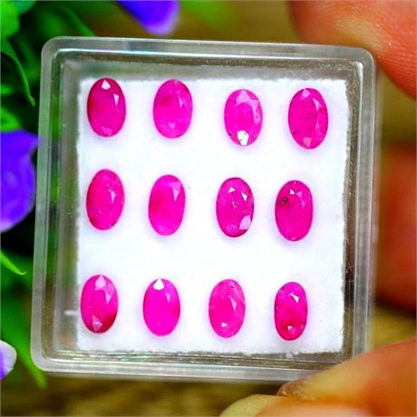 3.62 ct Authenticated Burmese Red Ruby Gemstone  PARCEL (Appraisal - $5,430)