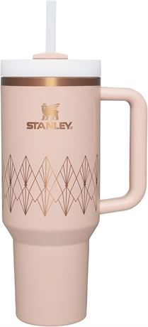 Stanley Quencher H2.O FlowState™ Tumbler 40 oz Blush Gloss Deco