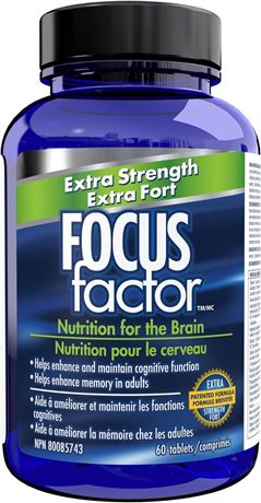 Focus Factor Extra Strength, 60ct - Multivitamin Supplement BB July 2024