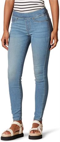 US 20 Long  Essentials Women's Pull-On Jegging, Light Wash