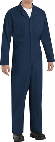 US 54 Red Kap mens Twill Action Back Coverall, Navy