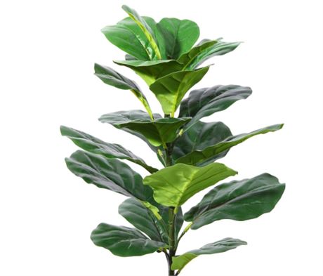 WITHOUT POT CROSOFMI Artificial Fiddle Leaf Fig Tree 3Ft Fake Ficus Lyrata Plant