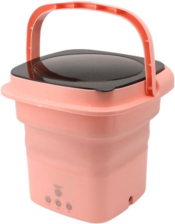 Mini Portable Bucket Laundry Washer, Pink
