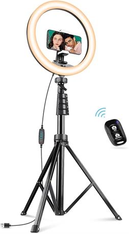 UBeesize 12 Inch Ring Light with Tripod Stand and Phone Holder