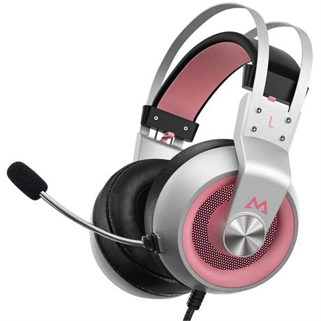 Mpow EG3 Pro Gaming Headset, 3D Bass Surround Sound for PS5 PS4 Xbox Computer