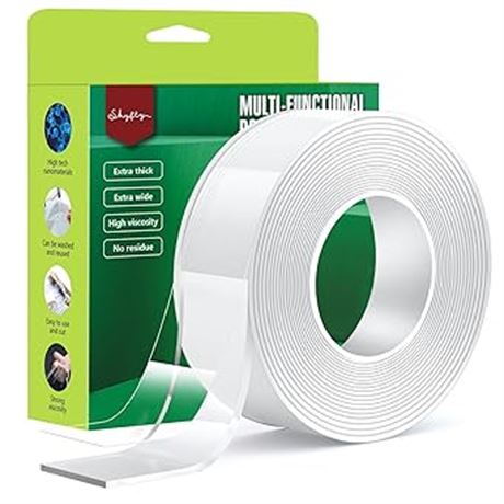 SHYFLY Double Sided Tape Heavy Duty for Walls - Nano Tape Strong Adhesive,Residu