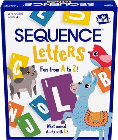 Sequence Letters by Jax - Sequence Fun from A to Z, 1 Pack, Multicolor