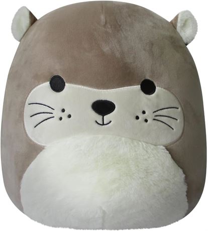 Squishmallows 14-Inch Light Brown Otter with Fuzzy Ears Plush - RIE
