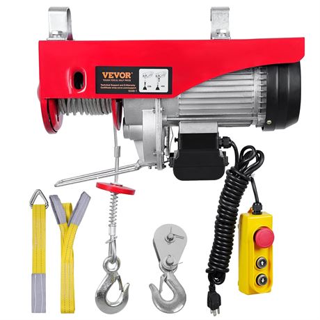 VEVOR 440lbs Electric Hoist with 14ft Wired Remote Control