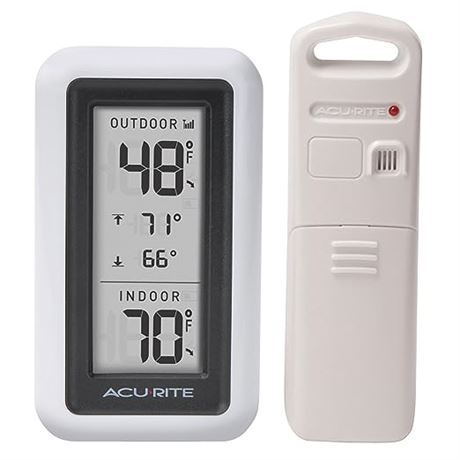 AcuRite Digital Thermometer with Indoor, Outdoor Temperature