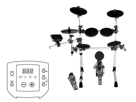 Univox DD-402 E-drum Kit with Chair and Extra Drum Sticks