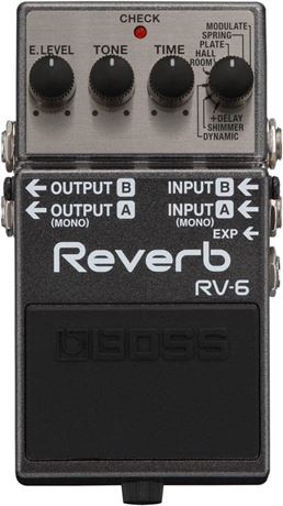 Boss RV-6 Digital Reverb Guitar Pedal
