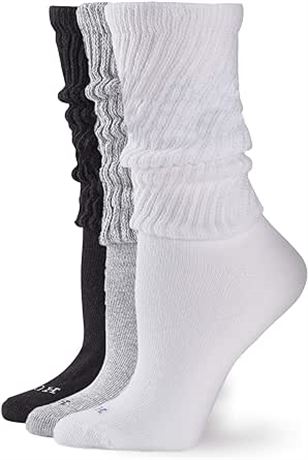 O/S HUE Womens Slouch Sock 3 Pair Pack