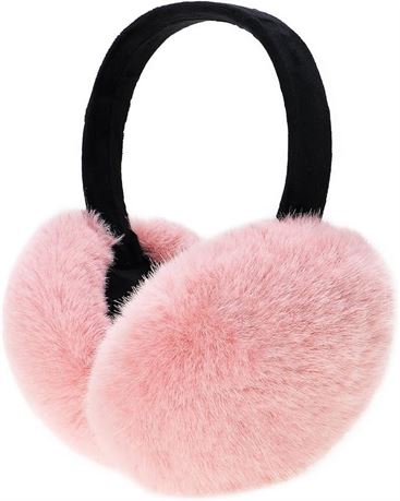 ZLYC Women's Faux Fur Foldable Earmuffs
