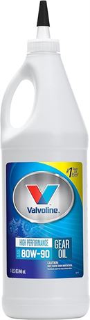 Valvoline VV831 1 Quart High Performance Gear Oil, 32 fl. oz.