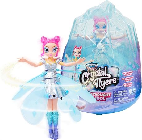 Hatchimals Pixies, Crystal Flyers Starlight Idol Magical Flying Pixie Toy Doll